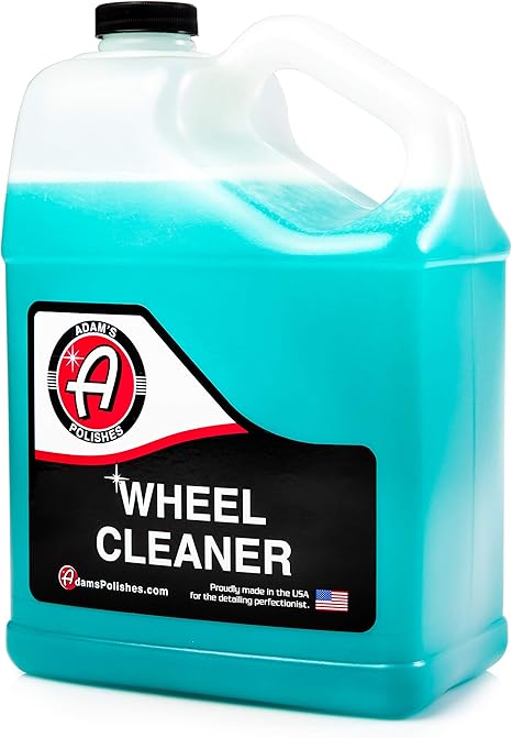 Adam's Polishes Wheel Cleaner Gallon - Tough Wheel Cleaning Spray for Car Wash Detailing | Rim Cleaner & Brake Dust Remo