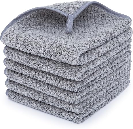 MaopaoBeauty Washcloth Set for Bathroom - Quick Drying - Ultra Soft Microfiber Absorbent Towel for Bath Fitness, Gym, Sh