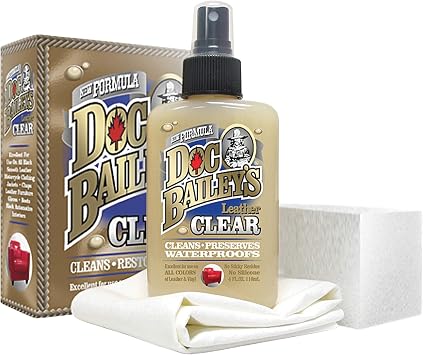 “Clear” Formula Kit for Professional Detailers | Clean and Waterproof Blue, Pink, Red, and Brown Shades of Leather | | P
