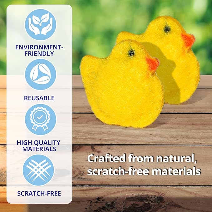 Scrubber Duckys Magnetic Glass Super Magnetic Glass Cleaner - 3 size scrubbers - Scratch-Free Cleaning Tool