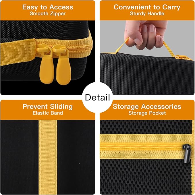 Aenllosi for Fanttik Slim V10 Mix/Slim V9 Mix Cordless Car Vacuum Hard Case, Fanttik Car Vacuum Organizer (Case Only)