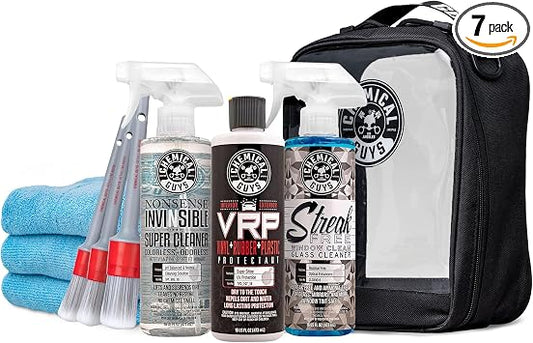 Chemical Guys, All Surface Clean & Shine Kit, Interior, Glass & Dressing