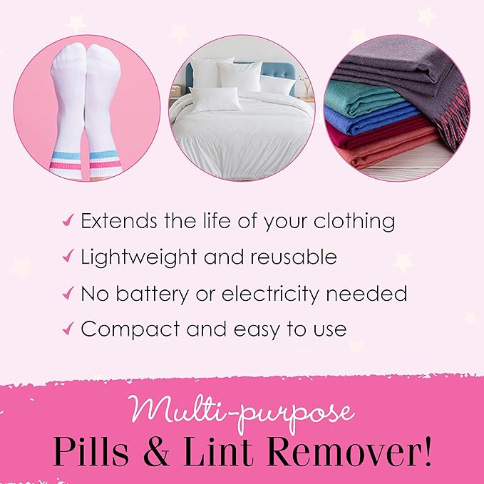 Hollywood Fashion Secrets Sweater Saver Brick - Effective Pill Remover for Clothing