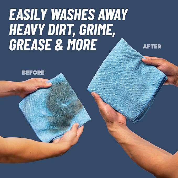 Chemical Guys Microfiber Cleaning Cloth and Car Wash Towel Detergent - Concentrated Cleaner for Towels, Microfiber Cloths, and Pads - Removes Dirt, Wax, Grease, Stains, Orange Scent - 128 oz