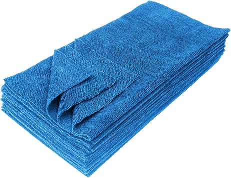 Eurow Ultrasonic Cut 300 GSM Microfiber Cleaning Towels, Streak-Free, Lint-Free, Ultra Absorbent, Scratch-Safe, for Auto