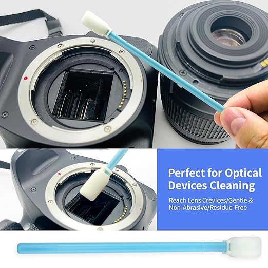 5.9" Foam Cleaning Swabs Lint-Free Lab/Printer/Optical Printheads 100 Pcs Foam Swabs for Inkjet Printheads, Sensors, Cameras and Gun Cleaning