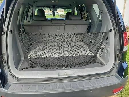 Rear Trunk Organizer Cargo Net for KIA BORREGO KIA MOHAVE 2009-2011 – Envelope Style Cargo Net for SUV Truck - Premium M