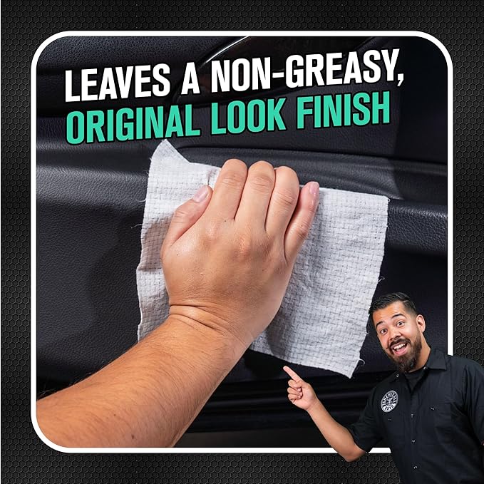 Chemical Guys Total Interior Cleaner and Protectant Wipes Canister, New Car Smell - All Surface Interior Cleaning Wipes for Dash Seats Door Panels Leather Vinyl & Fabric - Fresh New Car Scent, 2 Pack
