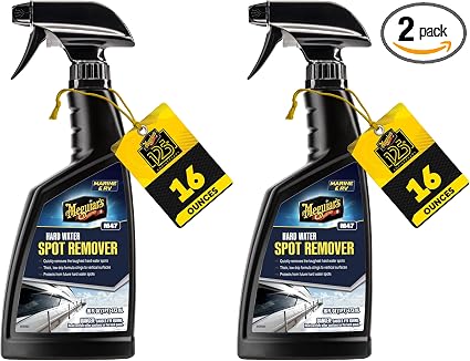 Meguiar's Marine/RV Hard Water Spot Remover M4716 - Hard Water Spot Remover For Boats and for RVs That's Easy to Use Spr