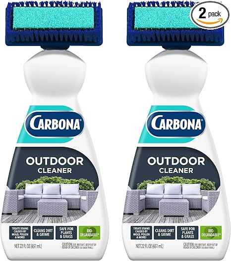 Carbona Pro Care Oxy Powered Outdoor Cleaner with Active Foam Technology | 22 Fl Oz, 2 Pack