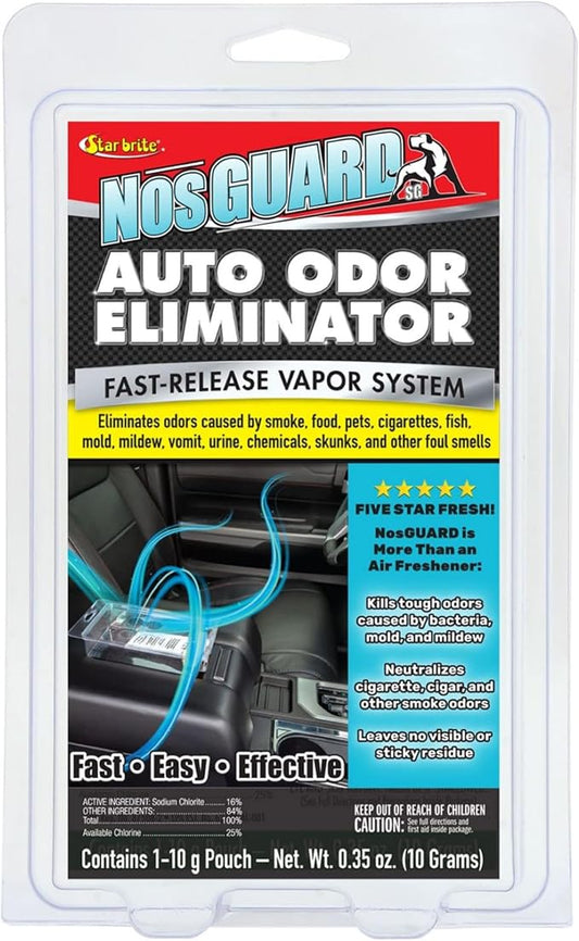 STAR BRITE Auto Odor Eliminator, Fast Release Vapor System Eliminates Car Odors in 4-6 Hours (19970)