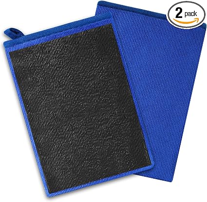 Clay Mitt Auto Detailing 2 Pack, Fine Grade Microfiber Car Clay Bar Mitt, DIY Detail Tool & Kit Car Detailing Alternativ