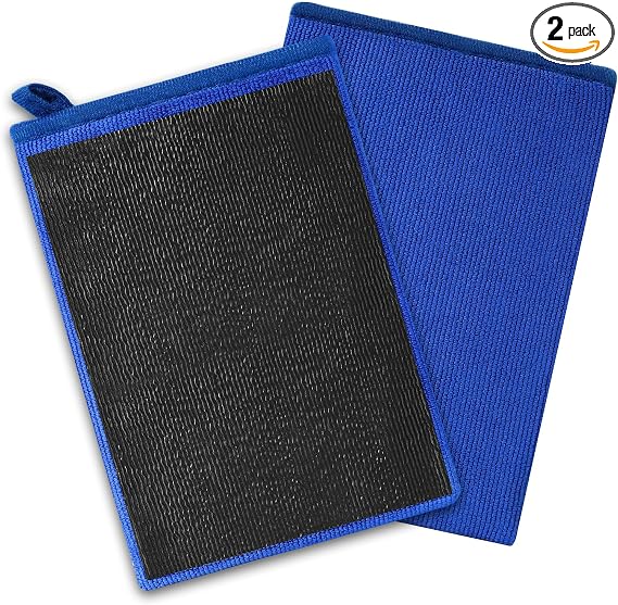 Clay Mitt Auto Detailing 2 Pack, Fine Grade Microfiber Car Clay Bar Mitt, DIY Detail Tool & Kit Car Detailing Alternativ