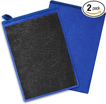 Clay Mitt Auto Detailing 2 Pack, Fine Grade Microfiber Car Clay Bar Mitt, DIY Detail Tool & Kit Car Detailing Alternativ