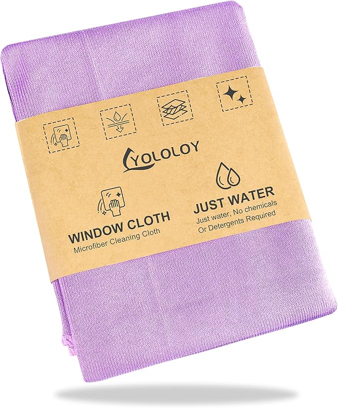 Norwεx - Basic Package - Microfiber - Window Cloth. Just water - without leaving streaks. For Household Enviro Dusting Cleaning Homes, Cars, Bars, Offices. Window Cloth makes cleaning a breeze. Purple