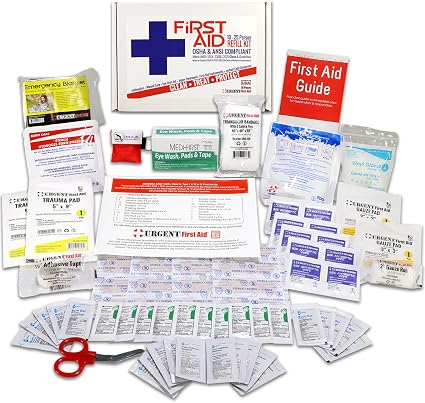 OSHA & ANSI 2021 Class A Refill Kit, 25 Person, 78 Pieces, First Aid Refill