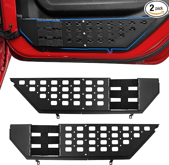 Metal Front Door Storage Box for 2018-2026 Jeep Wrangler & Gladiator
