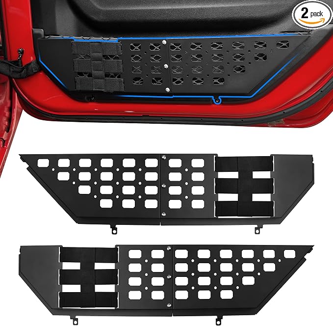Metal Front Door Storage Box for 2018-2026 Jeep Wrangler & Gladiator