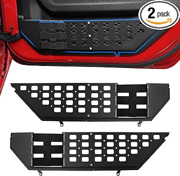Metal Front Door Storage Box for 2018-2026 Jeep Wrangler & Gladiator
