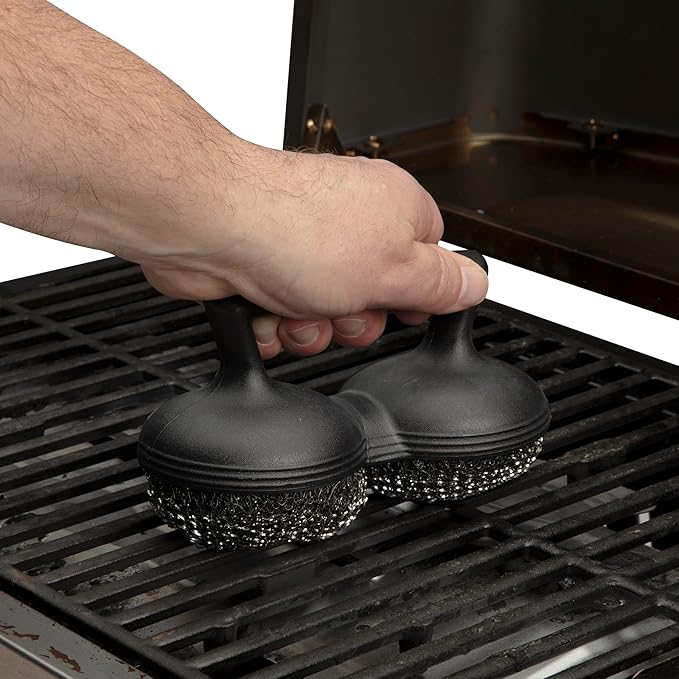 Cuisinart Power Scour Bristle‑Free Grill Brush – Heavy‑Duty Cleaning Tool for Grills and Griddle, Worry‑Free BBQ Scrubber, Great Gift for Men & Dad