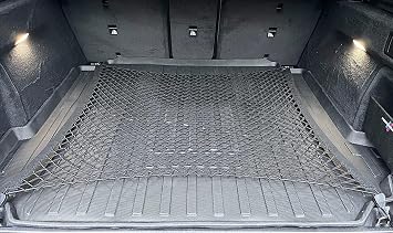Rear Trunk Organizer Cargo Net for BMW iX 2022-2026 – Floor Style Cargo Net for SUV – Premium Mesh Elastic Car Trunk Org