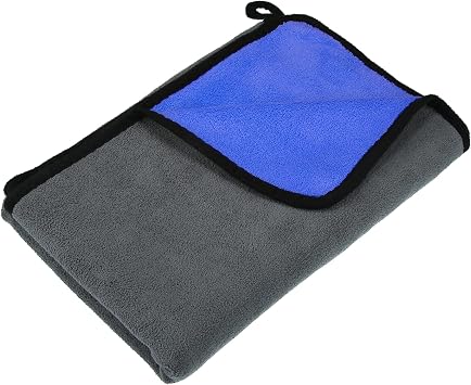 X AUTOHAUX Microfibre Car Drying Towel 80 x 60cm Extra Large Car Cleaning Detailing Absorbent Colossal Car Drying Cloth 