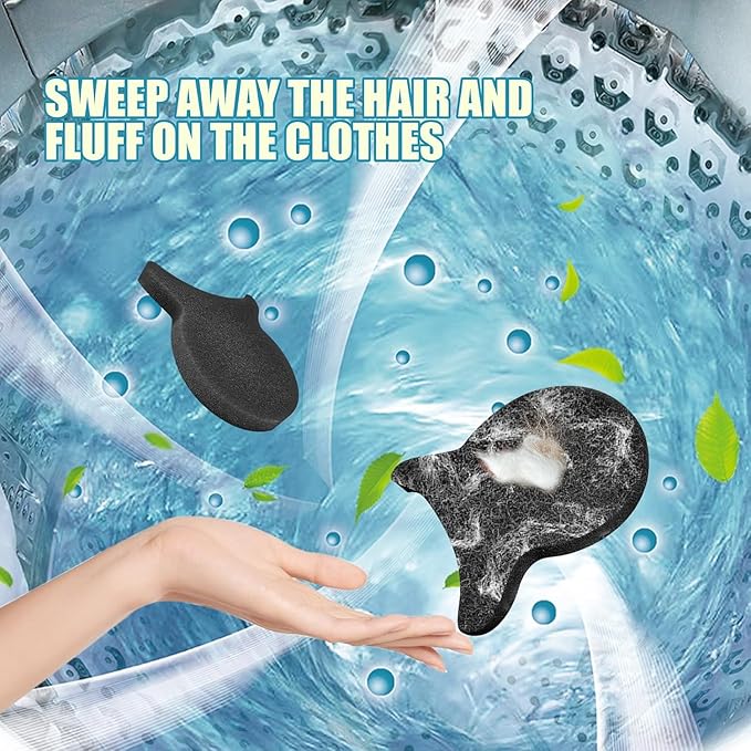 Pet Hair Remover for Laundry, Reusable Dog & Cat Hair Remover Tool, Effectively Removes Pet Hair, Lint and Dander from Bedding and Clothing, Suitable for Washing Machines, Dryers 6PCS