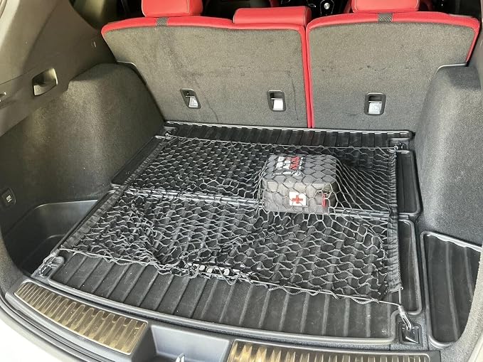 Rear Trunk Organizer Cargo Net for Acura RDX 2007–2026 – Floor Style Cargo Net for SUV – Premium Mesh Elastic Car Trunk 