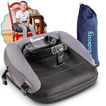 Hiccapop NeoBoost Inflatable Toddler Booster Seat for Dining Table – Portable, Quick-Inflate Design – Anti-Slip Base, Se