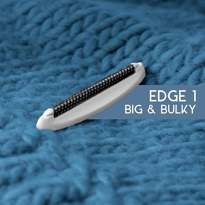 GLEENER Universal Replacement Edge Set for All Gleener Fabric Shavers (Variety Pack Edges 1, 2 & 3) | 6 Pack