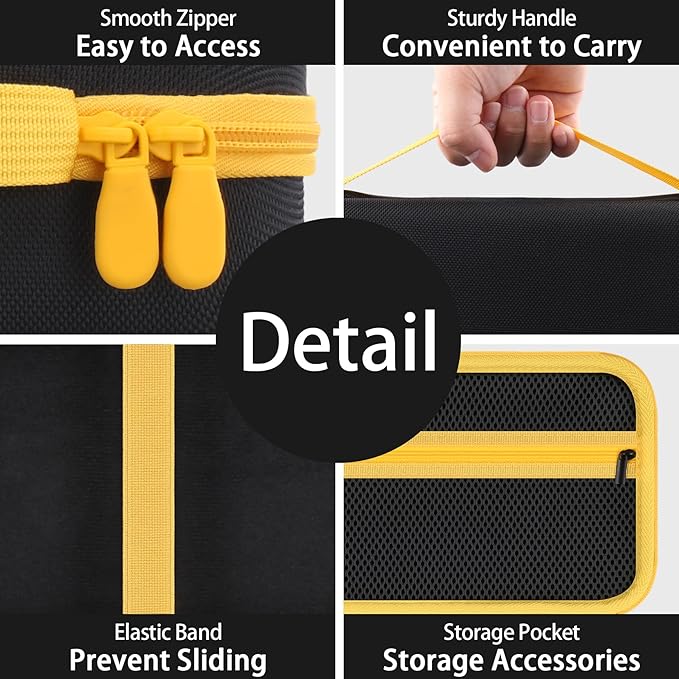 Aenllosi for Fanttik V8 Apex/Slim V8 Mate/V10 Apex/Slim V10 Mate Car Vacuum Hard Case, Fanttik Cordless V8/V10 Car Vacuum Organizer (Case Only)