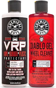 Chemical Guys Wheel Cleaner & Tire Protectant Bundle with (1) 16 oz VRP Dressing and (1) 16 oz Diablo Wheel Cleaner
