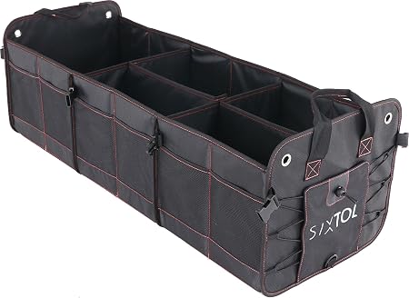 Car Compact 19 Pro Car Boot Organiser, 19 Compartments, Foldable, Boot Bag, Foldable Car Organiser Boot with Compartment