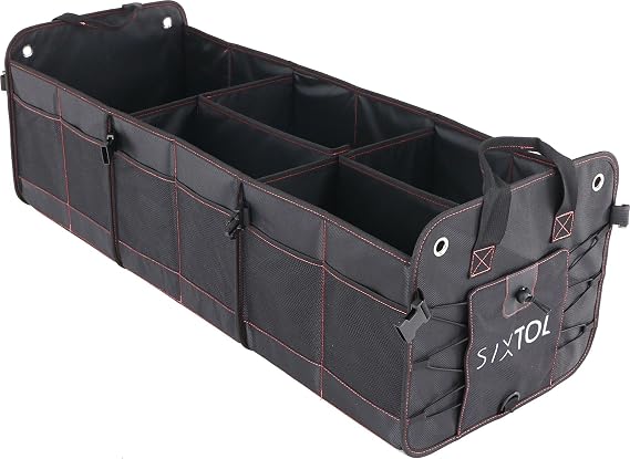 Car Compact 19 Pro Car Boot Organiser, 19 Compartments, Foldable, Boot Bag, Foldable Car Organiser Boot with Compartment