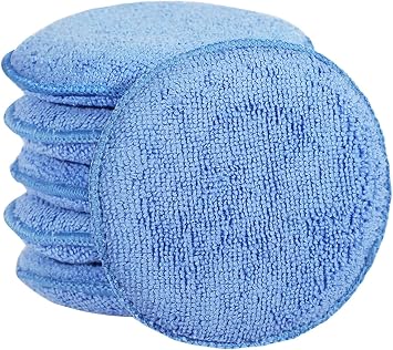 FONAROLL Microfiber Wax Applicator Pads, Car Wax Applicator, Buffing & Detail Polishing Foam Pads for Car Cleaning and F