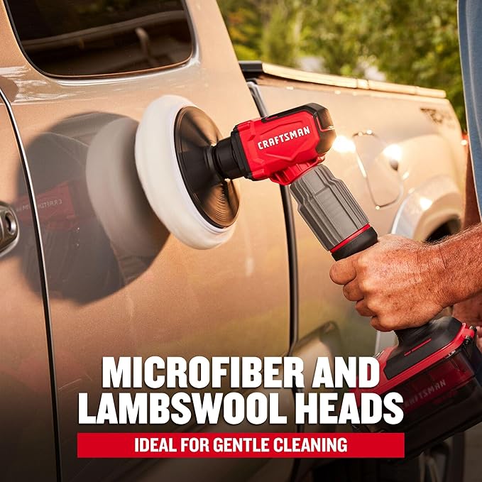 CRAFTSMAN Power Scrubber Microfiber Brush Set for V20 Cordless 2-in-1 Power Scrubber (CMCPSMFB)