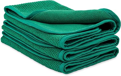 Griot's Garage Dual Weave Interior Towels for Car Detailing, Cleaning, and Polishing, Ultra-Absorbent, Scratch and Lint-