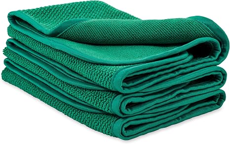 Griot's Garage Dual Weave Interior Towels for Car Detailing, Cleaning, and Polishing, Ultra-Absorbent, Scratch and Lint-