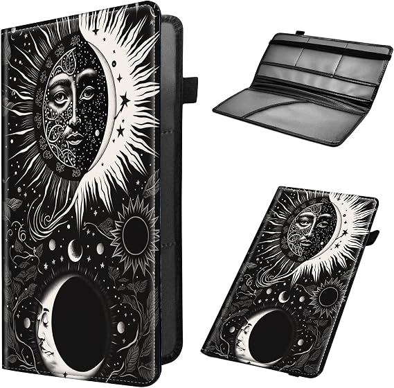 Car Registration and Insurance Holder, Leather Car Glove Box Organizer, Cool Car Accessories for ID, Driver's License Ca