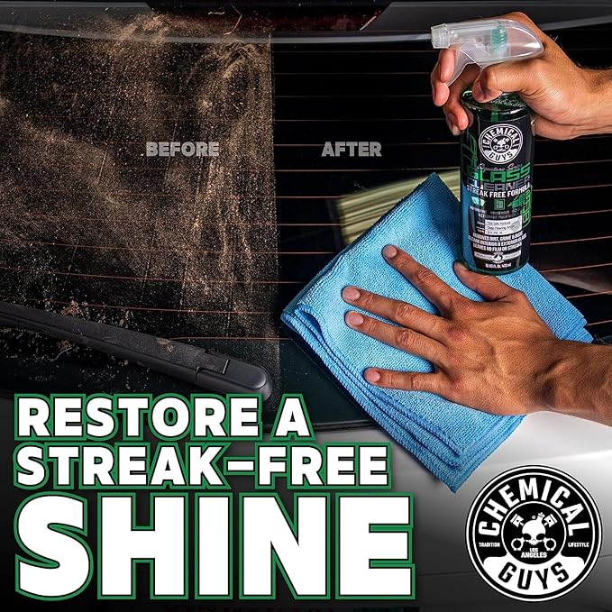 Chemical Guys Glass Cleaner Signature Series 2 Pack (2 x 16 Fl Oz) - Streak-Free Shine for Crystal Clear Windows and Glass, Safe for Cars, Trucks, SUVs, & More - CLD_202_1602