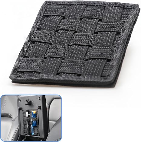 sukemichi Center Console Organizer MOLLE Panel for Ford Bronco Accessories 2021-2025 2026 Armrest Organizer Storage Hold