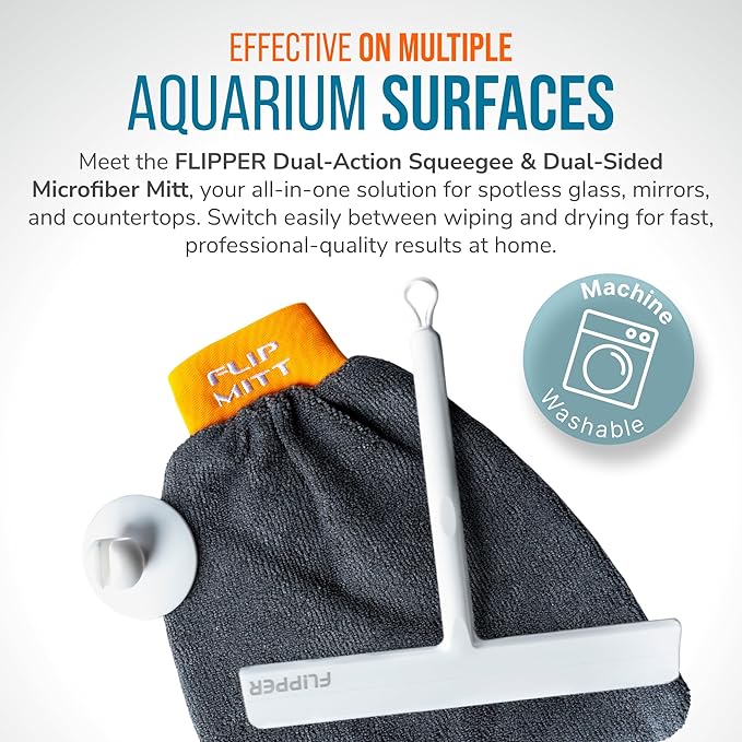 Flipper Squeegee & Mitt All-in-One Cleaning Solution – Streak-Free Glass & Surface Cleaner
