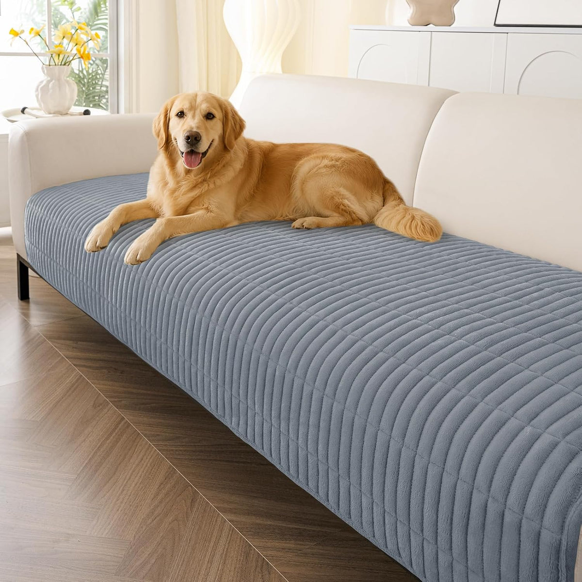 Couch Covers for Dogs, Non Slip Plush Washable Sofa Cover for Pets