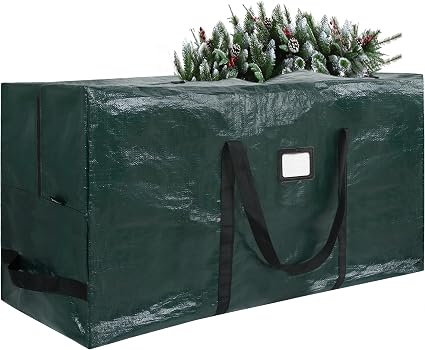 Large Christmas Tree Storage Bag Heavy Duty 9 Ft (Green)