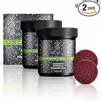 2026 New Polishing Compound,All-in-One Surface Restoration Polish with Pad - Cleanova