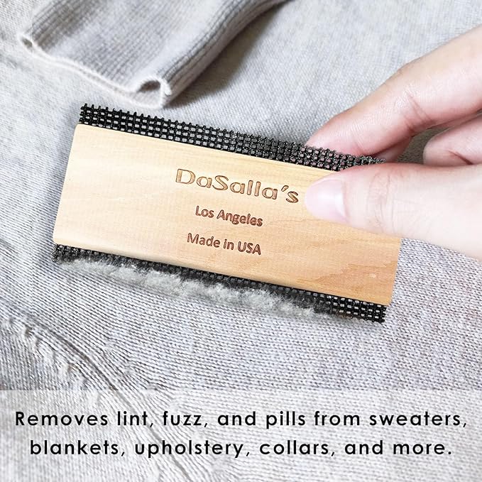 DaSalla's - Sweater Comb, Portable Lint Remover, Cashmere Comb, Fuzz Remover, Sweater Comb Pill Remover, Lint Cleaner for Clothes