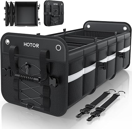 HOTOR Trunk Organizer for SUV – Car Storage Box Collapsible Car Organizer