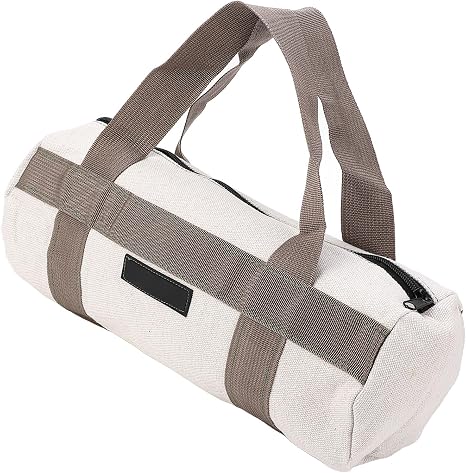 Heavy Duty Tool Tote Bag Electrician Canvas Large Capacity for Wrenches Screwdrivers Pliers Tape (15 inch)