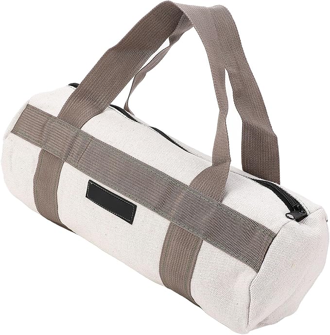 Heavy Duty Tool Tote Bag Electrician Canvas Large Capacity for Wrenches Screwdrivers Pliers Tape (15 inch)