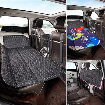 ABE Non-Inflatable Car Mattress,Double-Sided Folding Car Bed Mattress SUV,Portable SUV Mattress,Camping Mattress Back Se